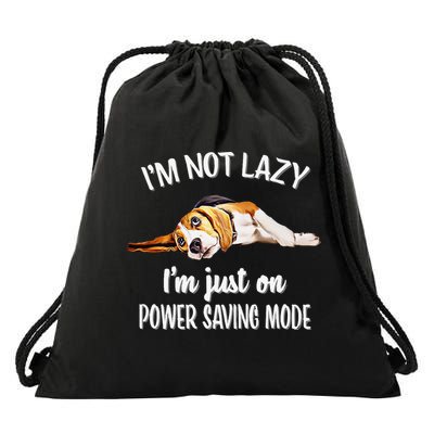 Beagle Dog Lover Tee Funny Beagle Drawstring Bag