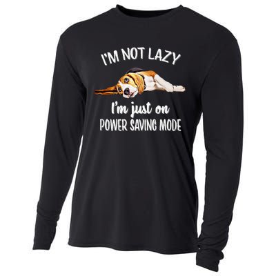 Beagle Dog Lover Tee Funny Beagle Cooling Performance Long Sleeve Crew