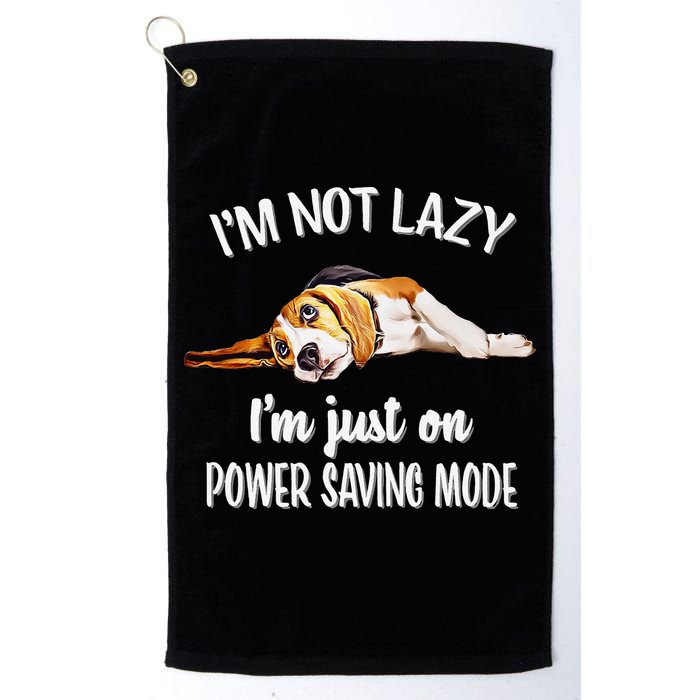 Beagle Dog Lover Tee Funny Beagle Golf Towel