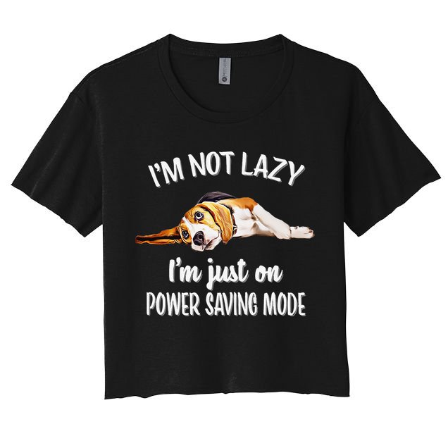Beagle Dog Lover Tee Funny Beagle Crop Top