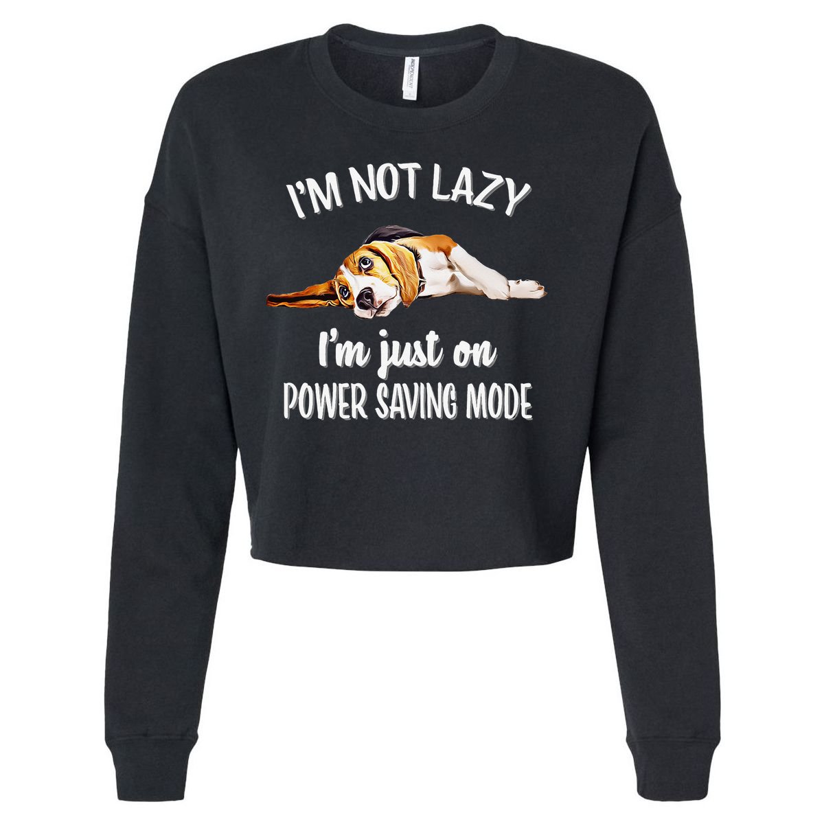 Beagle Dog Lover Tee Funny Beagle Cropped Pullover Crew