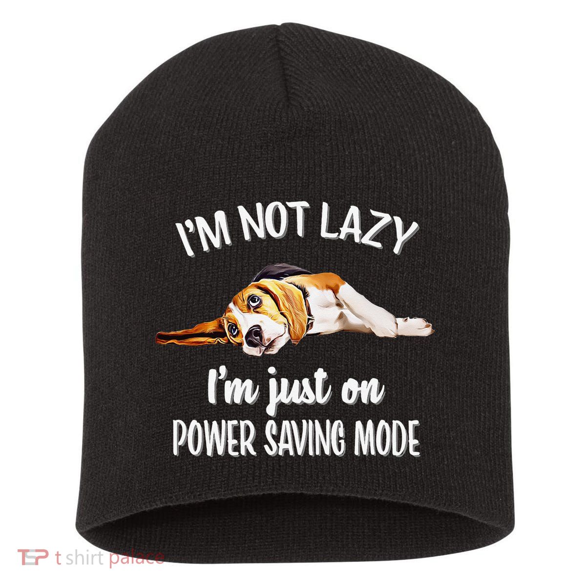 Beagle Dog Lover Tee Funny Beagle Short Acrylic Beanie