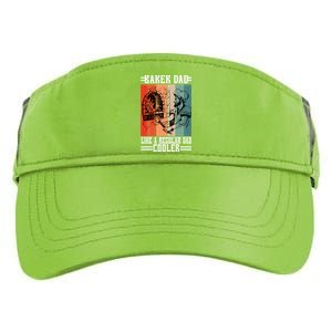 Baker Dad Like A Regular Dad Cooler Meaningful Gift Adult Drive Performance Visor