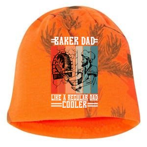 Baker Dad Like A Regular Dad Cooler Meaningful Gift Kati - Camo Knit Beanie