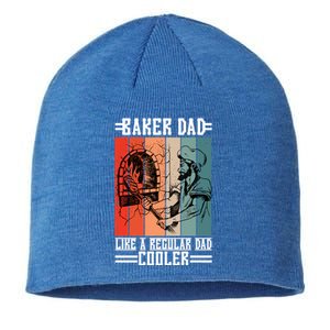 Baker Dad Like A Regular Dad Cooler Meaningful Gift Sustainable Beanie