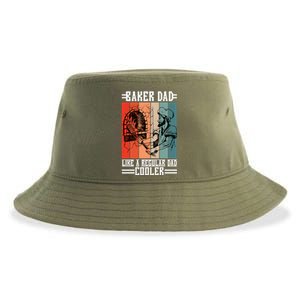 Baker Dad Like A Regular Dad Cooler Meaningful Gift Sustainable Bucket Hat