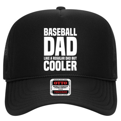 Baseball Dad Like A Regular Dad But Cooler Trucker Hat