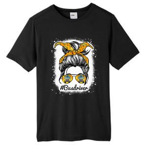 Bus Driver Life Messy Bun Hair Cute School Bus Driver Tall Fusion ChromaSoft Performance T-Shirt