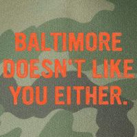 Baltimore DoesnT Like You Either Apparel Legacy Tie Dye Trucker Hat
