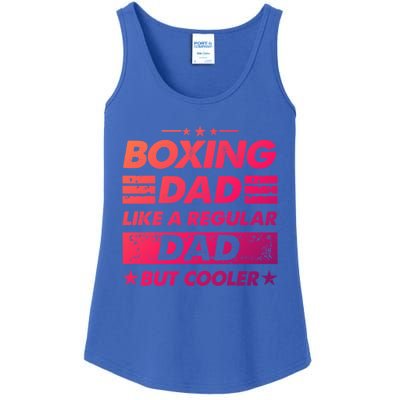 Boxing Dad Like A Regular Dad Funny Boxing Gift Ladies Essential Tank