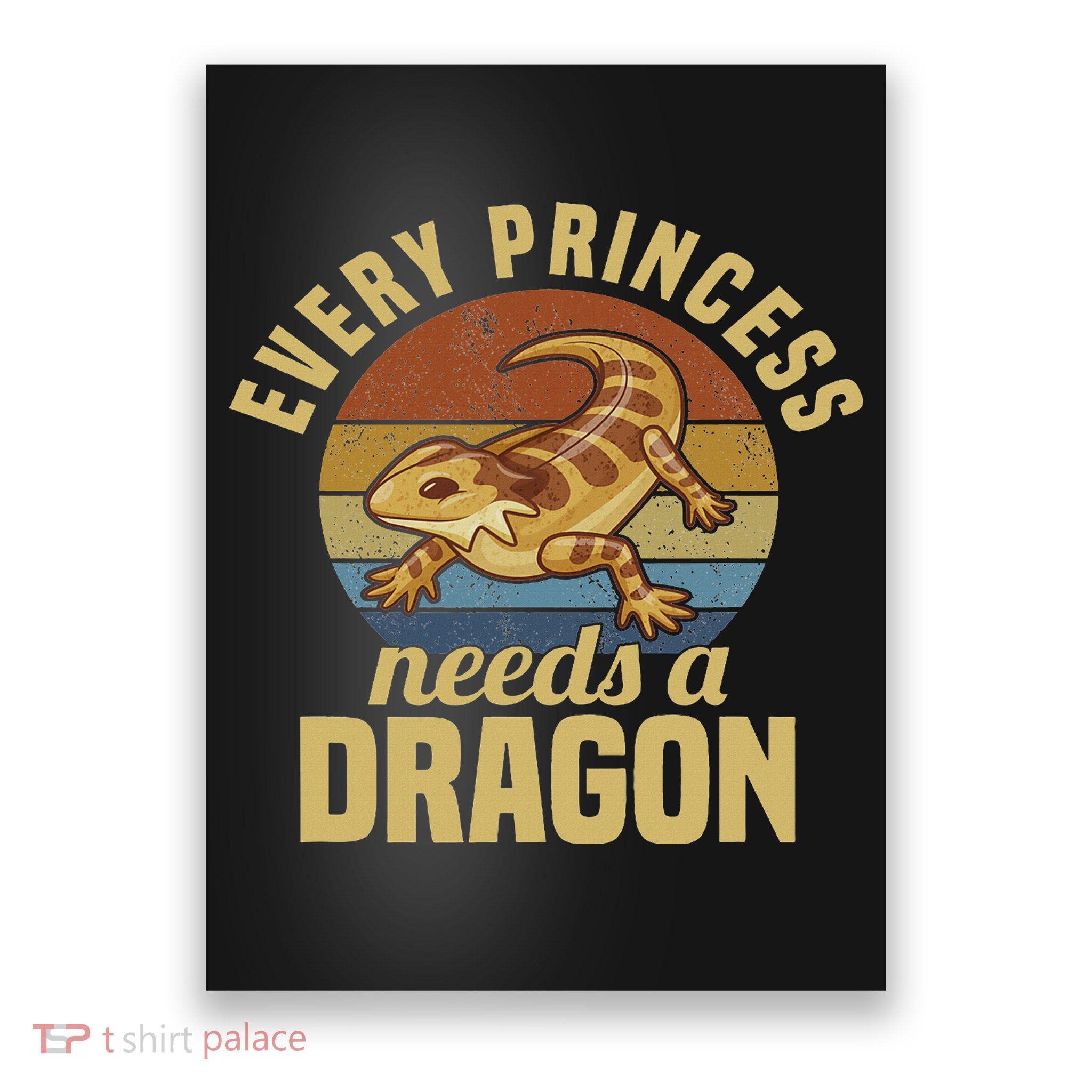 Bearded Dragon Lizard Reptile Pet Poster