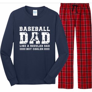 Baseball Dad Like A Regular Dad But Cooler Long Sleeve Pajama Set