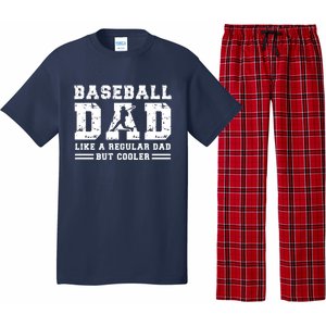 Baseball Dad Like A Regular Dad But Cooler Pajama Set