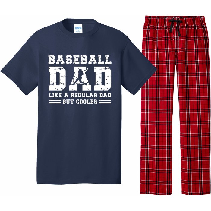 Baseball Dad Like A Regular Dad But Cooler Pajama Set