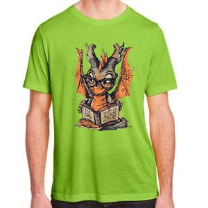 Bookworm Dragon Little Reader Adult ChromaSoft Performance T-Shirt