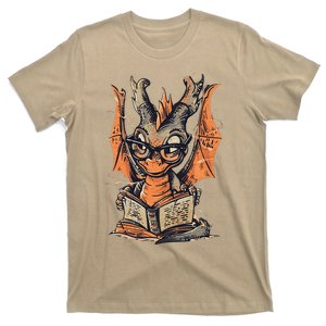 Bookworm Dragon Little Reader T-Shirt