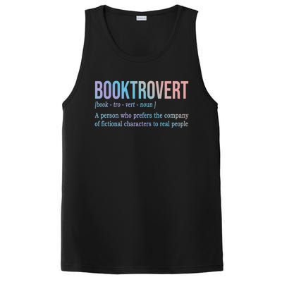 Booktrovert Definition Librarian Book Lovers Gift PosiCharge Competitor Tank