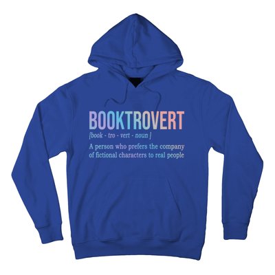 Booktrovert Definition Librarian Book Lovers Gift Hoodie