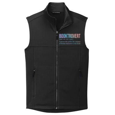 Booktrovert Definition Librarian Book Lovers Gift Collective Smooth Fleece Vest