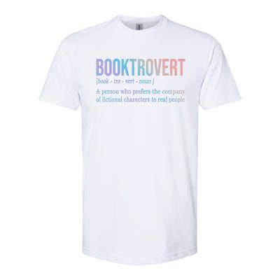 Booktrovert Definition Librarian Book Lovers Gift Softstyle® CVC T-Shirt