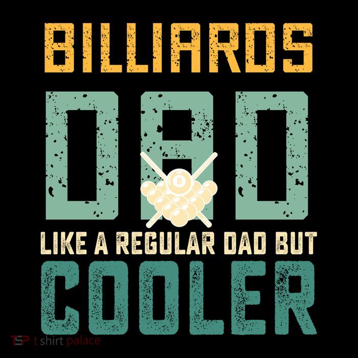 Billiards Dad Like A Regular Dad But Cooler Birthday Gift For Father’s Day Drawstring Bag