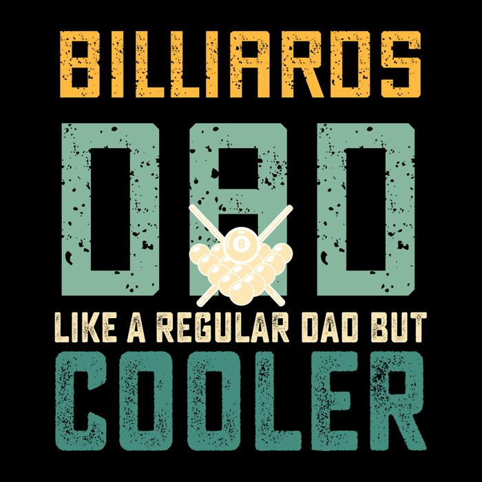 Billiards Dad Like A Regular Dad But Cooler Birthday Gift For Father’s Day Zip Tote Bag