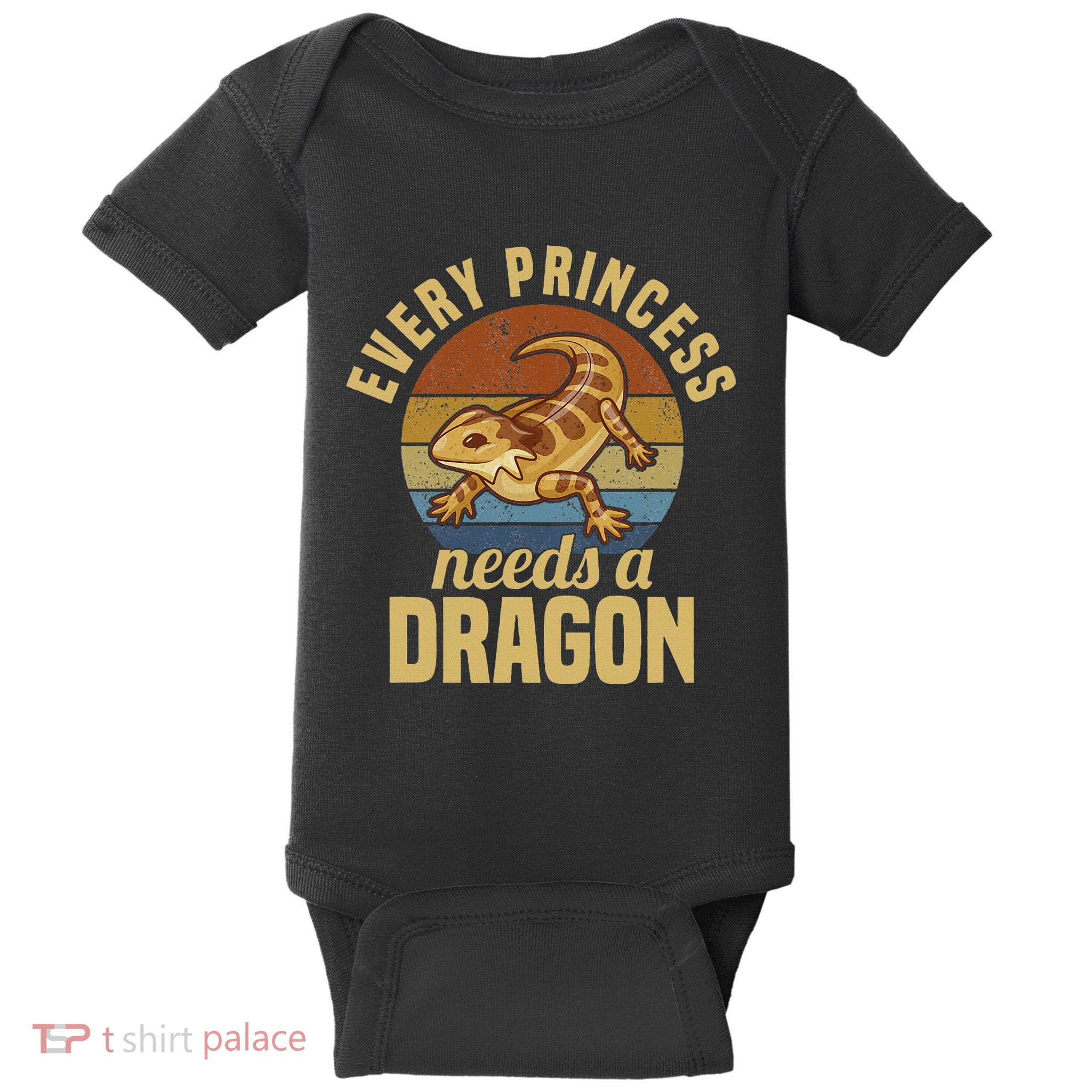 Bearded Dragon Lizard Reptile Pet Baby Bodysuit