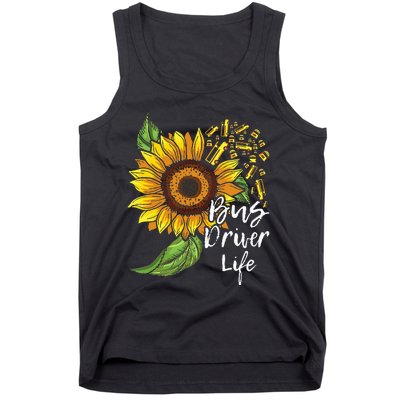 Bus Driver Life School Bus Driver Appreciation Tank Top