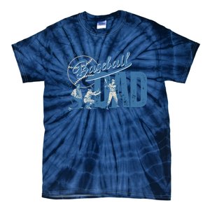 Baseball Dad Like A Regular Dad But Cooler Tie-Dye T-Shirt