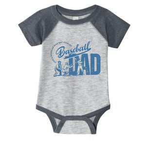 Baseball Dad Like A Regular Dad But Cooler Infant Baby Jersey Bodysuit