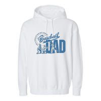 Baseball Dad Like A Regular Dad But Cooler Garment-Dyed Fleece Hoodie