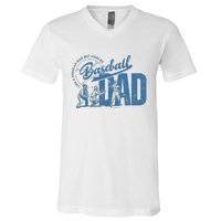 Baseball Dad Like A Regular Dad But Cooler V-Neck T-Shirt