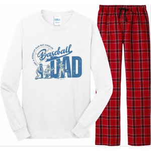 Baseball Dad Like A Regular Dad But Cooler Long Sleeve Pajama Set