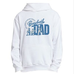 Baseball Dad Like A Regular Dad But Cooler Urban Pullover Hoodie