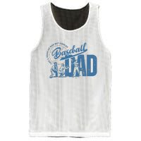 Baseball Dad Like A Regular Dad But Cooler Mesh Reversible Basketball Jersey Tank