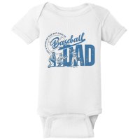 Baseball Dad Like A Regular Dad But Cooler Baby Bodysuit