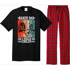 Baker Dad Like A Regular Dad Cooler Gift Pajama Set