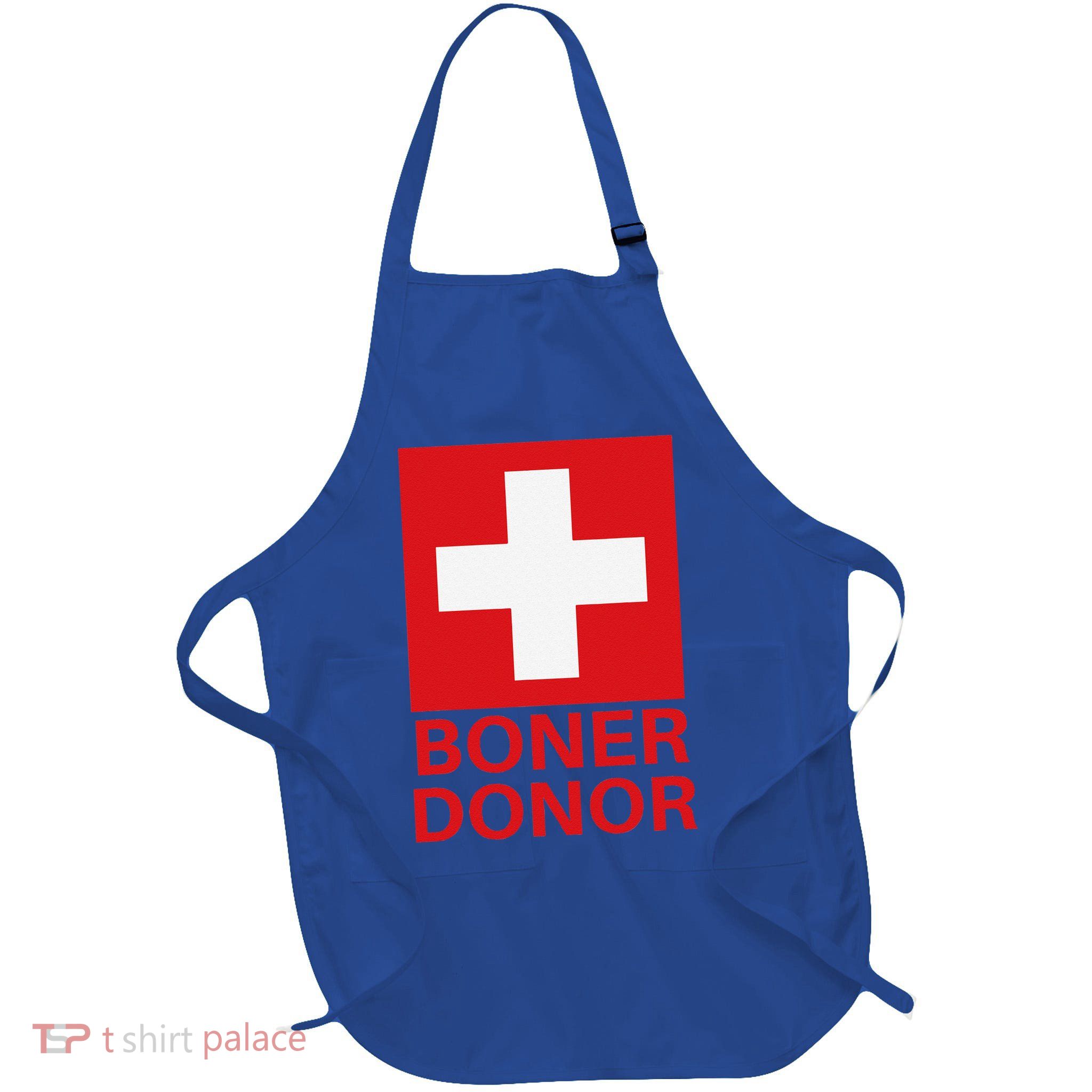 Boner Doner Lazy Halloween Full-Length Apron With Pockets