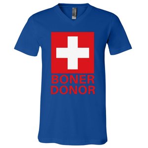 Boner Doner Lazy Halloween V-Neck T-Shirt