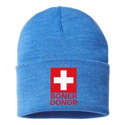 Boner Doner Lazy Halloween Sustainable Knit Beanie