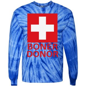 Boner Doner Lazy Halloween Tie-Dye Long Sleeve Shirt