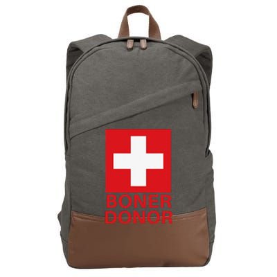 Boner Doner Lazy Halloween Cotton Canvas Backpack