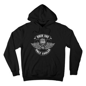 Biker Dad Like A Normal Dad Only Cooler Motorcycle Biker Hoodie