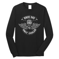 Biker Dad Like A Normal Dad Only Cooler Motorcycle Biker Long Sleeve Shirt