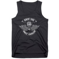 Biker Dad Like A Normal Dad Only Cooler Motorcycle Biker Tank Top