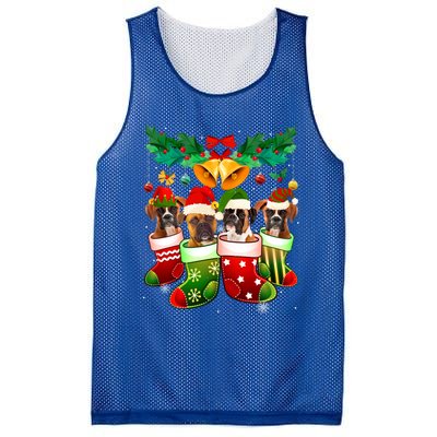 Boxer Dog Lover Christmas Socks Funny Xmas Pajama Gift Mesh Reversible Basketball Jersey Tank