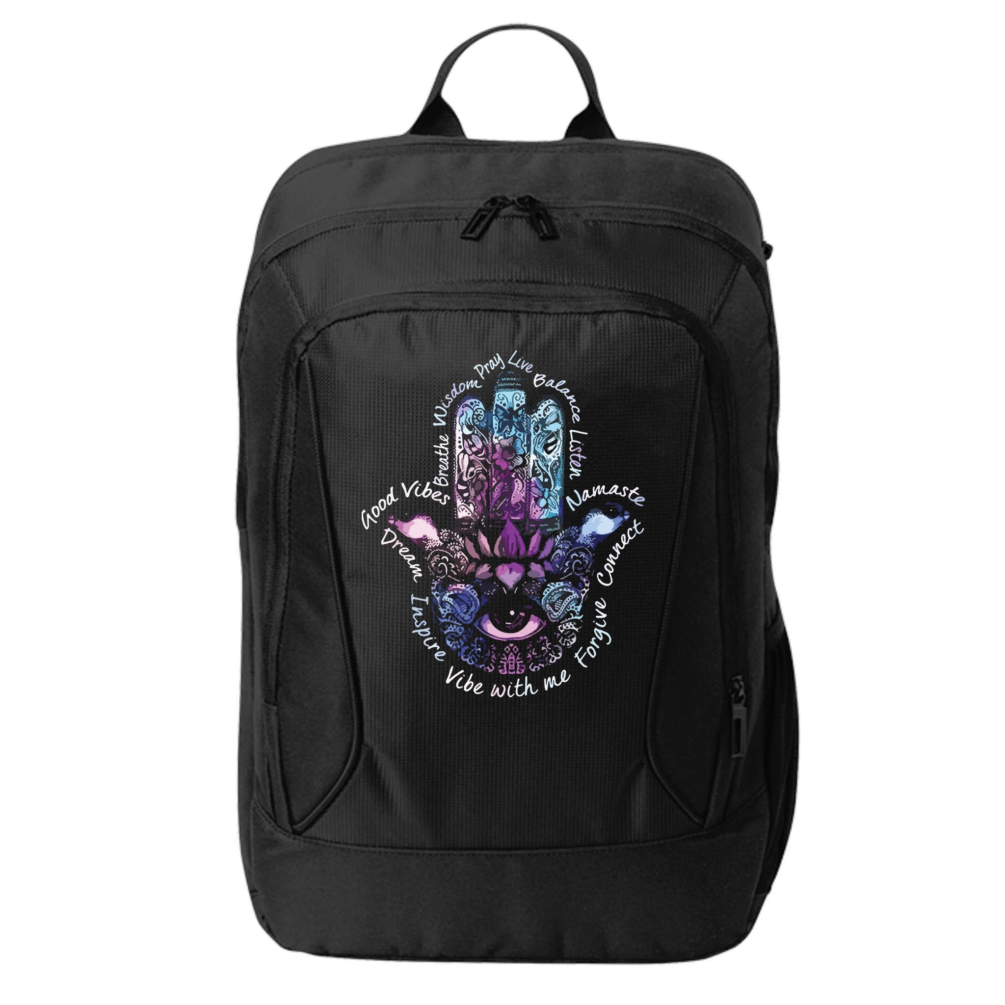 Buddha Dimond Lotus Zen Yogas City Backpack