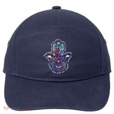 Buddha Dimond Lotus Zen Yogas 7-Panel Snapback Hat
