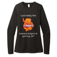 Bearded Dragon Lover Gaming Love Video Gaming Bearded Dragon Womens CVC Long Sleeve Shirt