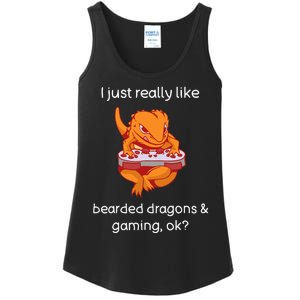 Bearded Dragon Lover Gaming Love Video Gaming Bearded Dragon Ladies Essential Tank